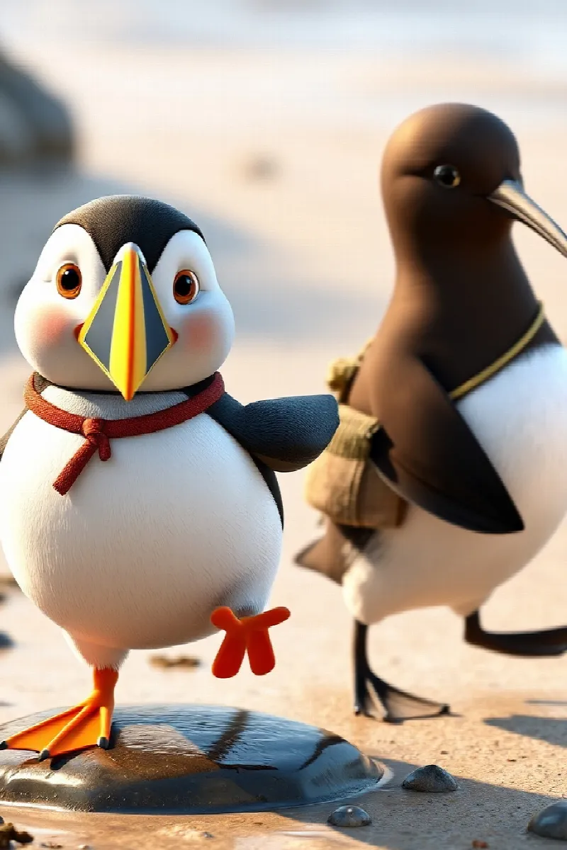 Picture 3 from the tale The Puffin's Treasure