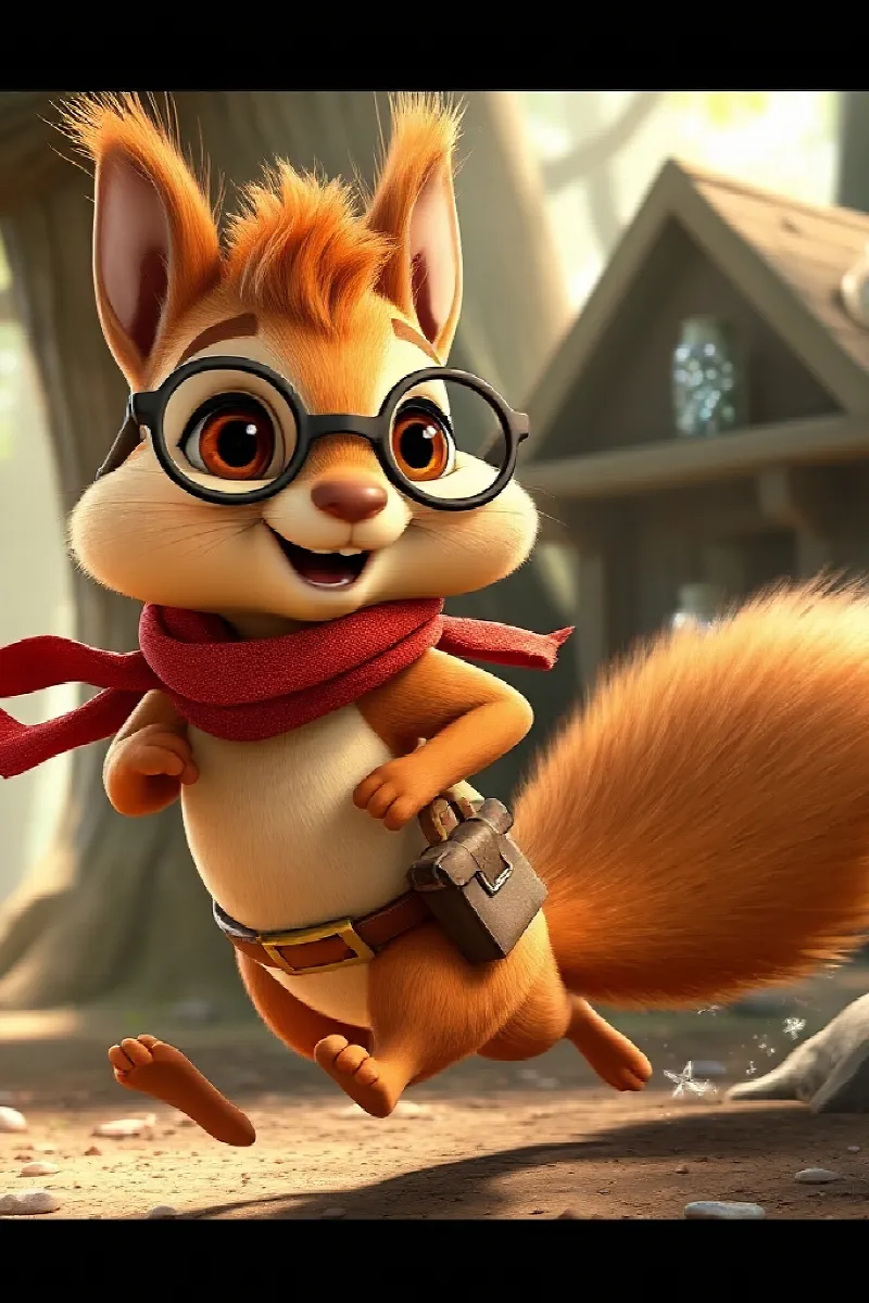 Picture 2 from the tale The Squirrel's Telescope
