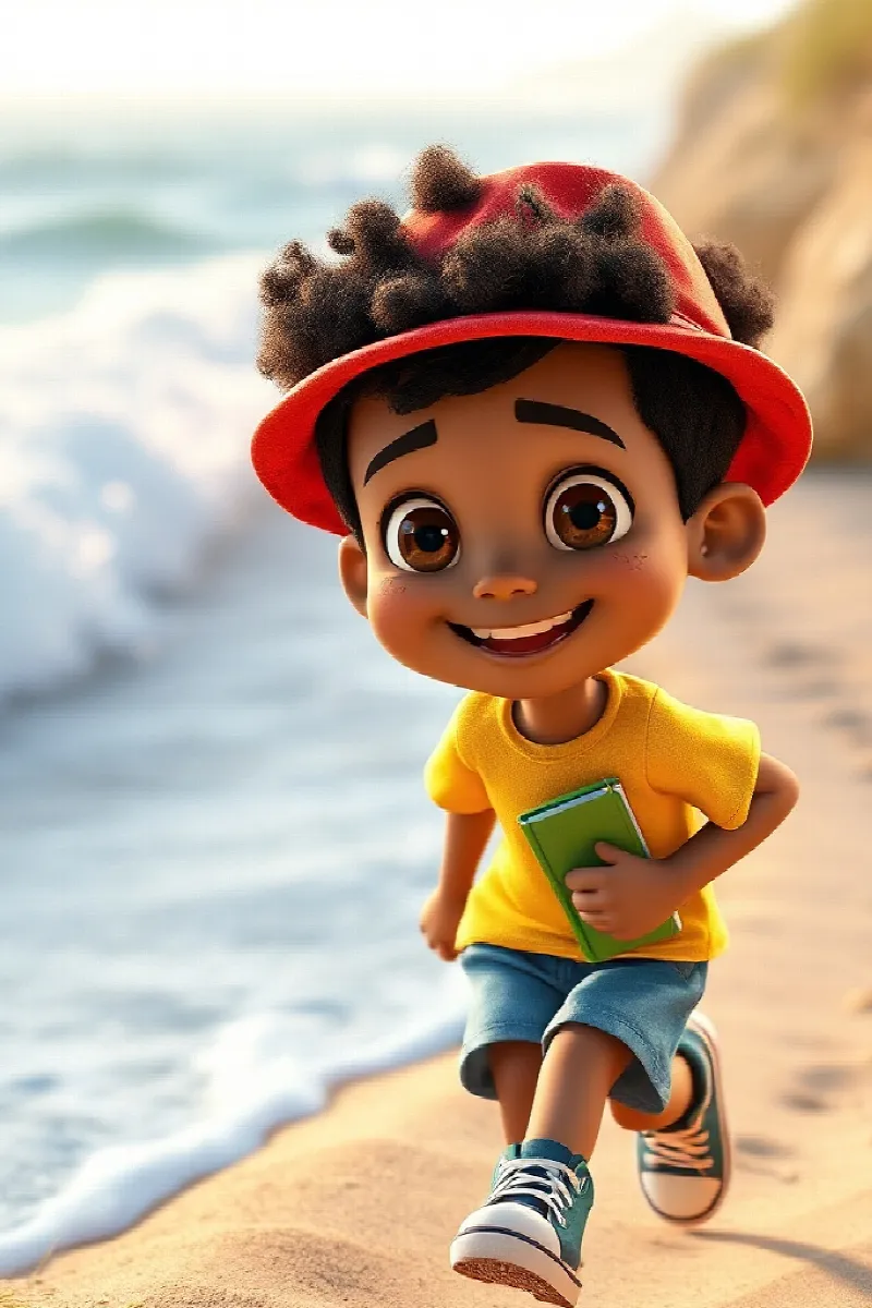 Picture 1 from the tale The Boy and the Little Crab