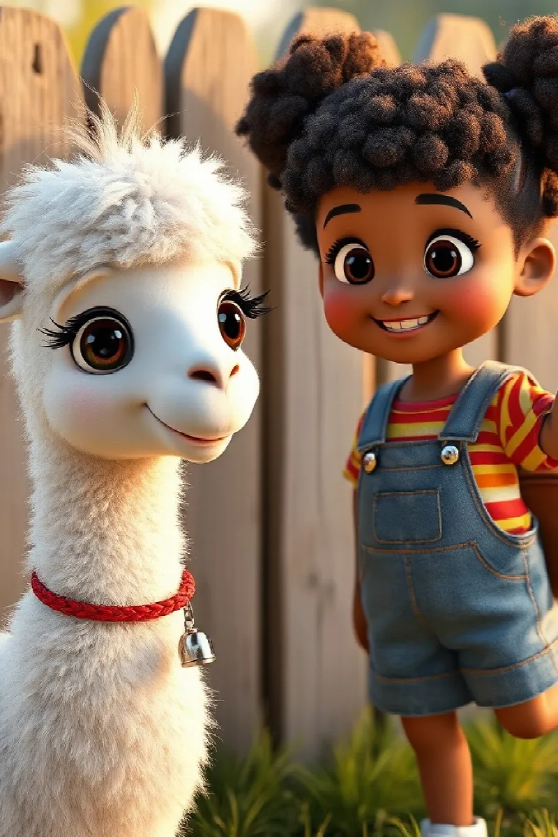 Picture 3 from the tale The Girl and the Alpaca