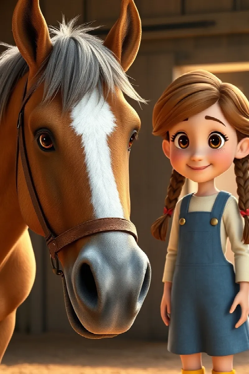 Picture 2 from the tale The Girl and the Horse