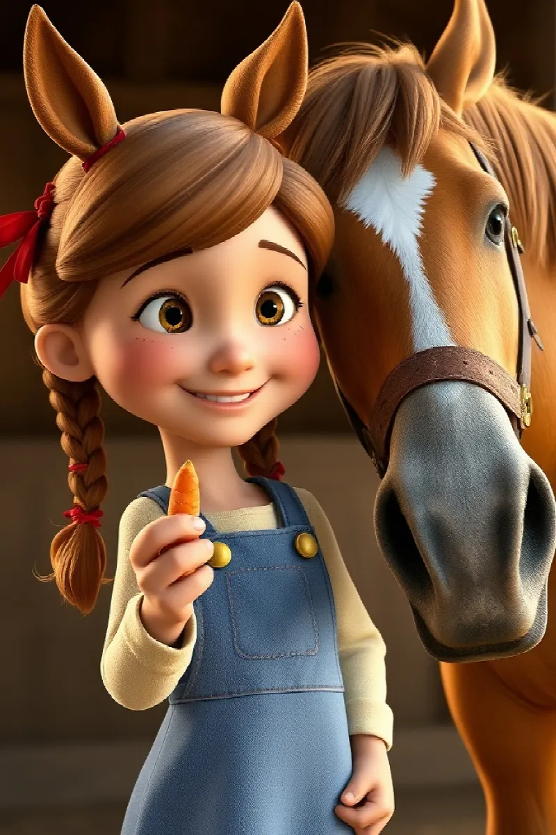 Picture 3 from the tale The Girl and the Horse