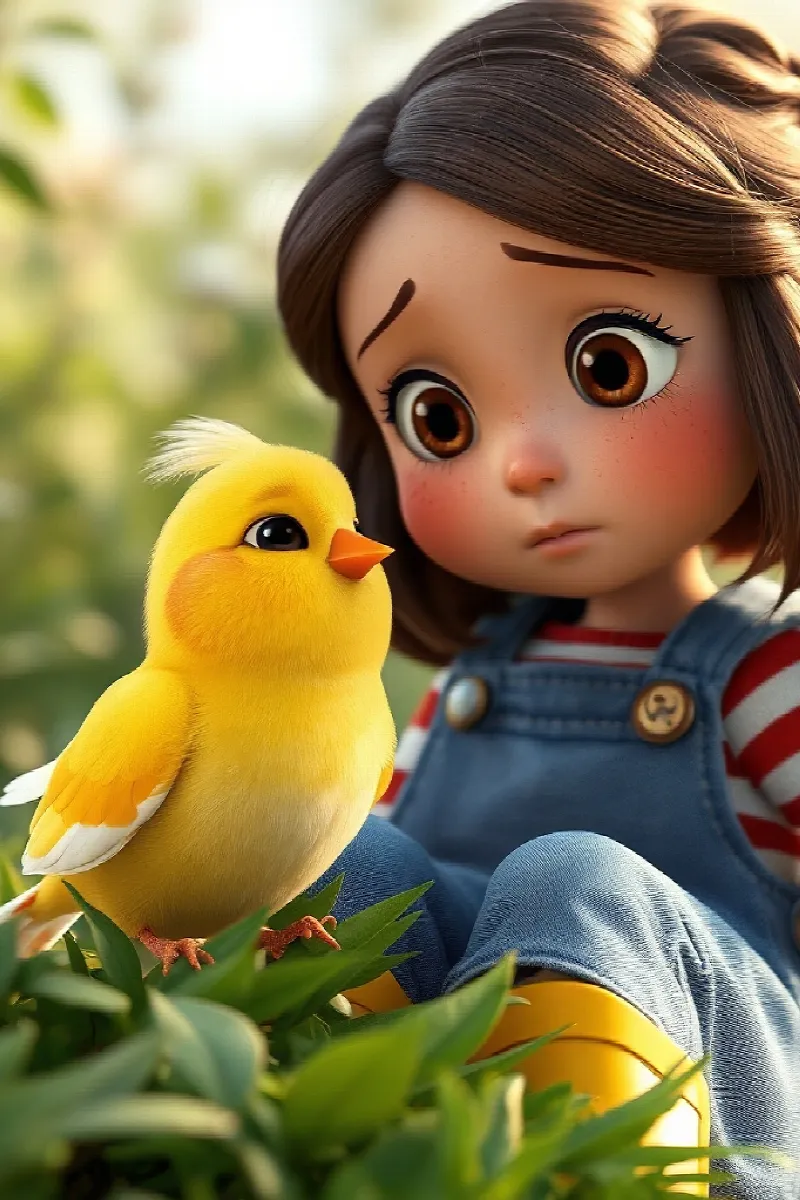 Picture 2 from the tale The Girl and the Rescue Bird