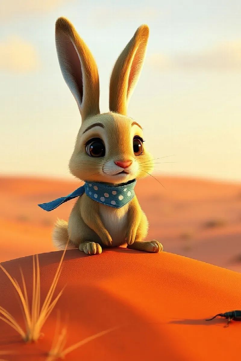 Picture 2 from the tale The Little Springhare
