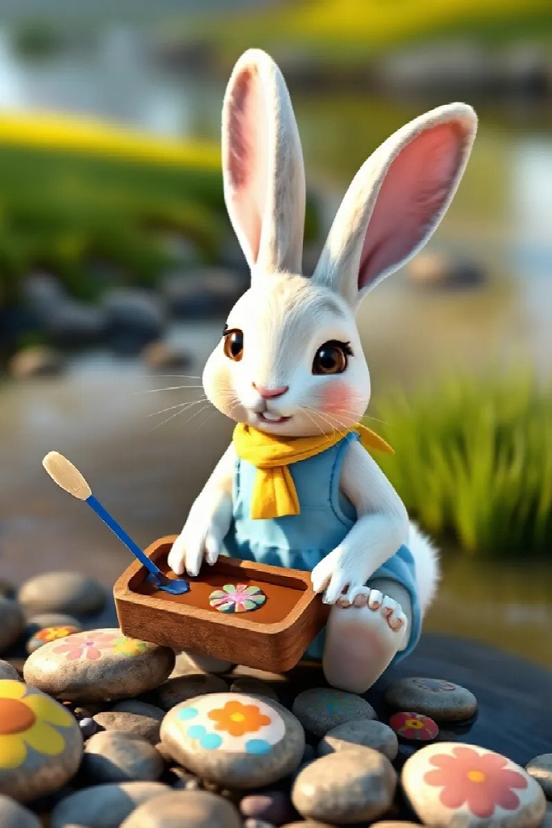Picture 1 from the tale The Pebble Painter