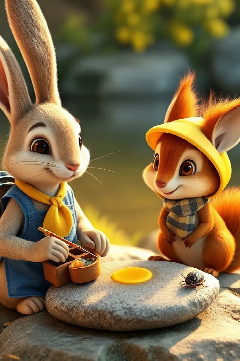 Picture 2 from the tale The Pebble Painter
