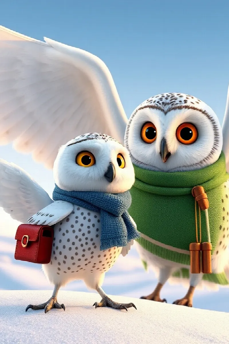 Picture 3 from the tale The Snowy Owl Express