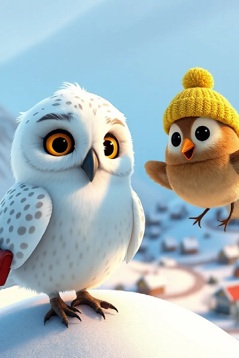 Picture 4 from the tale The Snowy Owl Express
