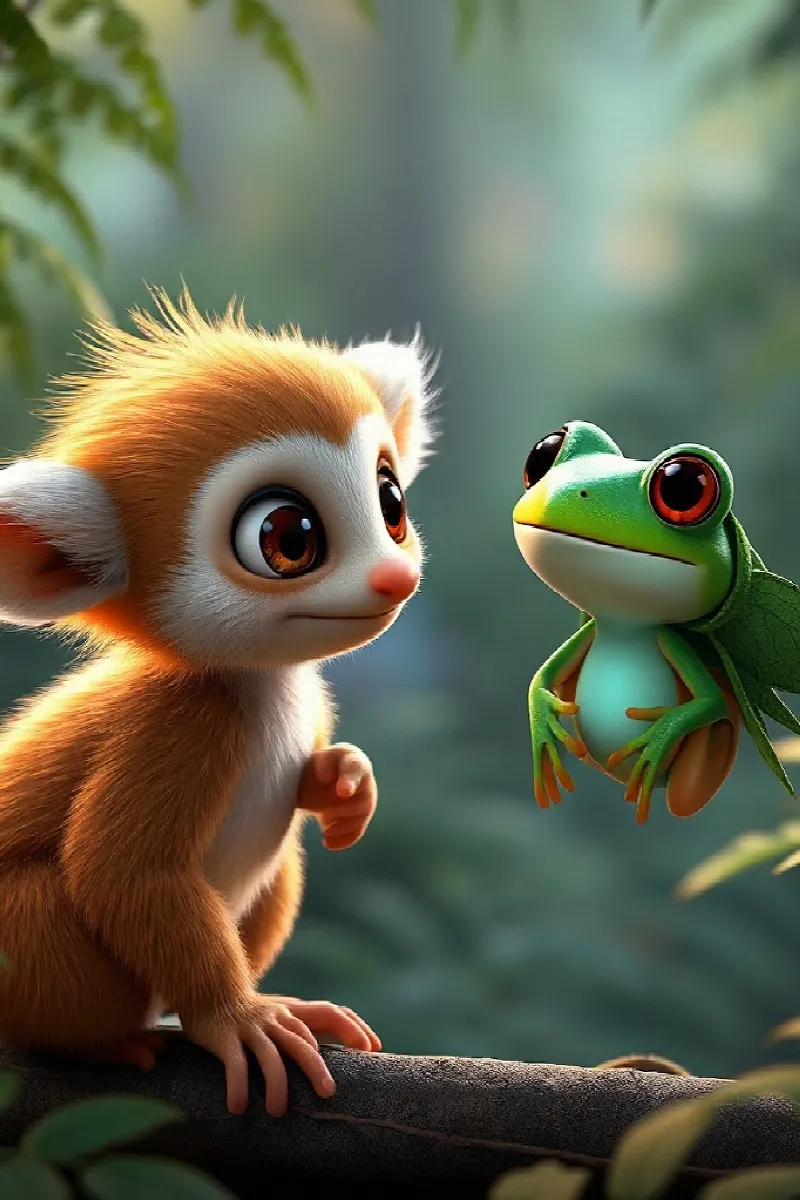 Küçük Marmoset masalından 4. resim