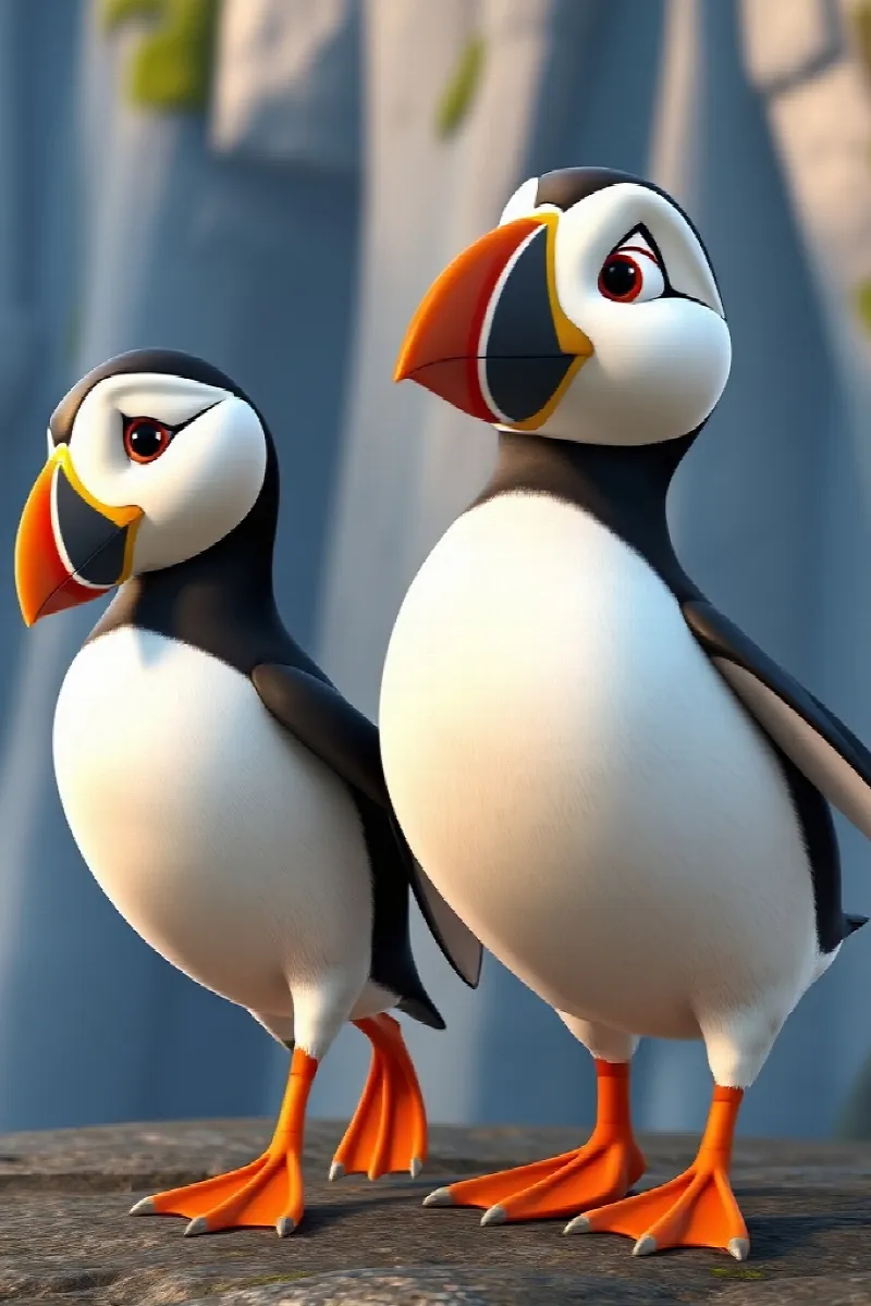 Picture 3 from the tale The Puffin's Secret Island