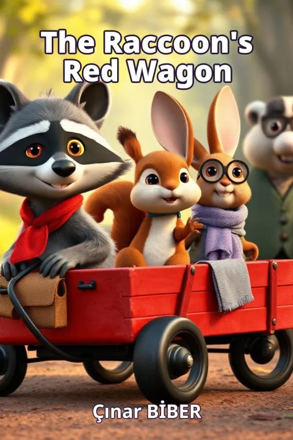 The Raccoon's Red Wagon