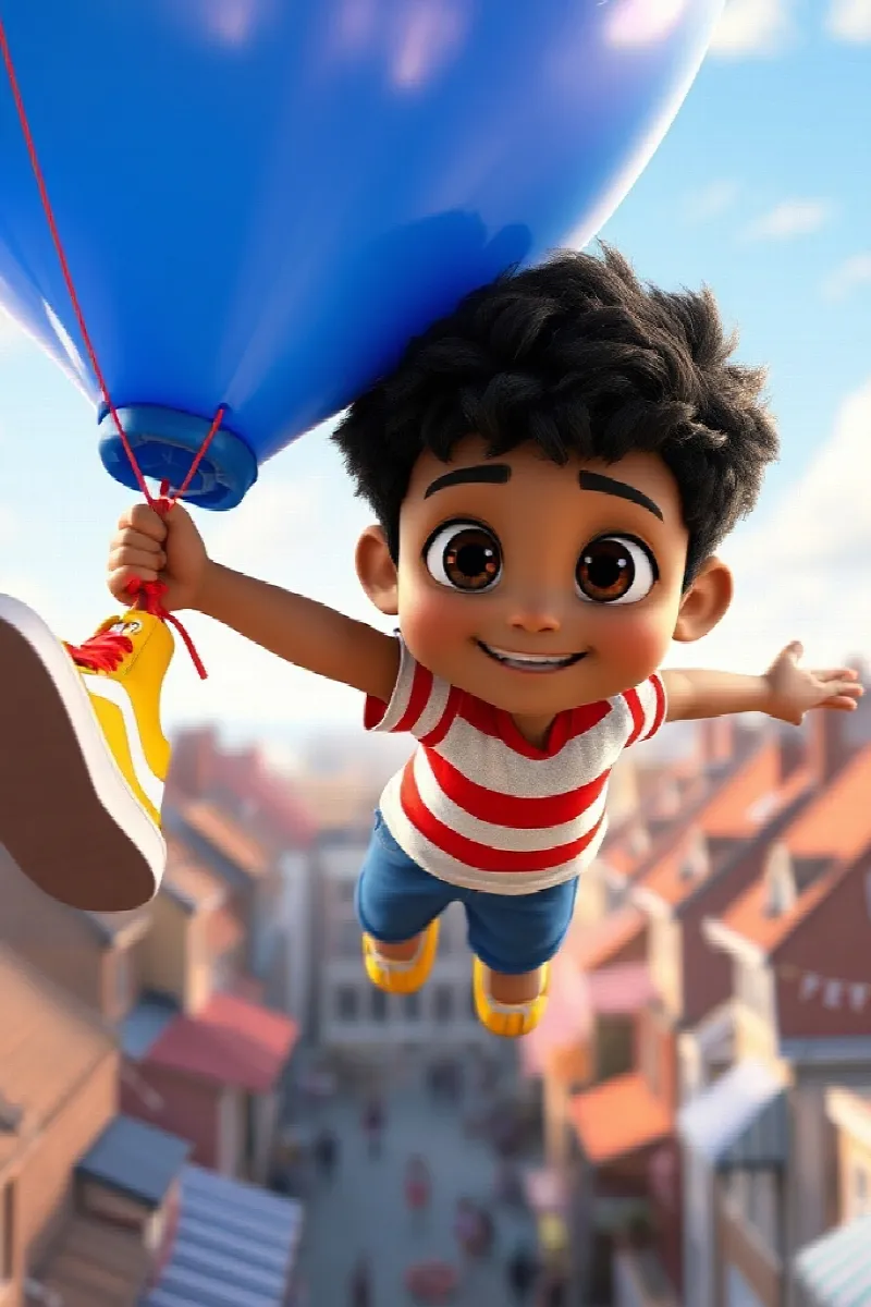 Picture 2 from the tale The Blue Balloon