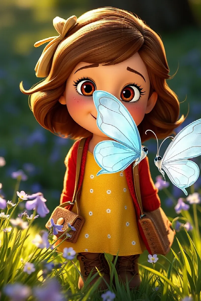 Picture 3 from the tale The Girl and the Crystal Butterfly