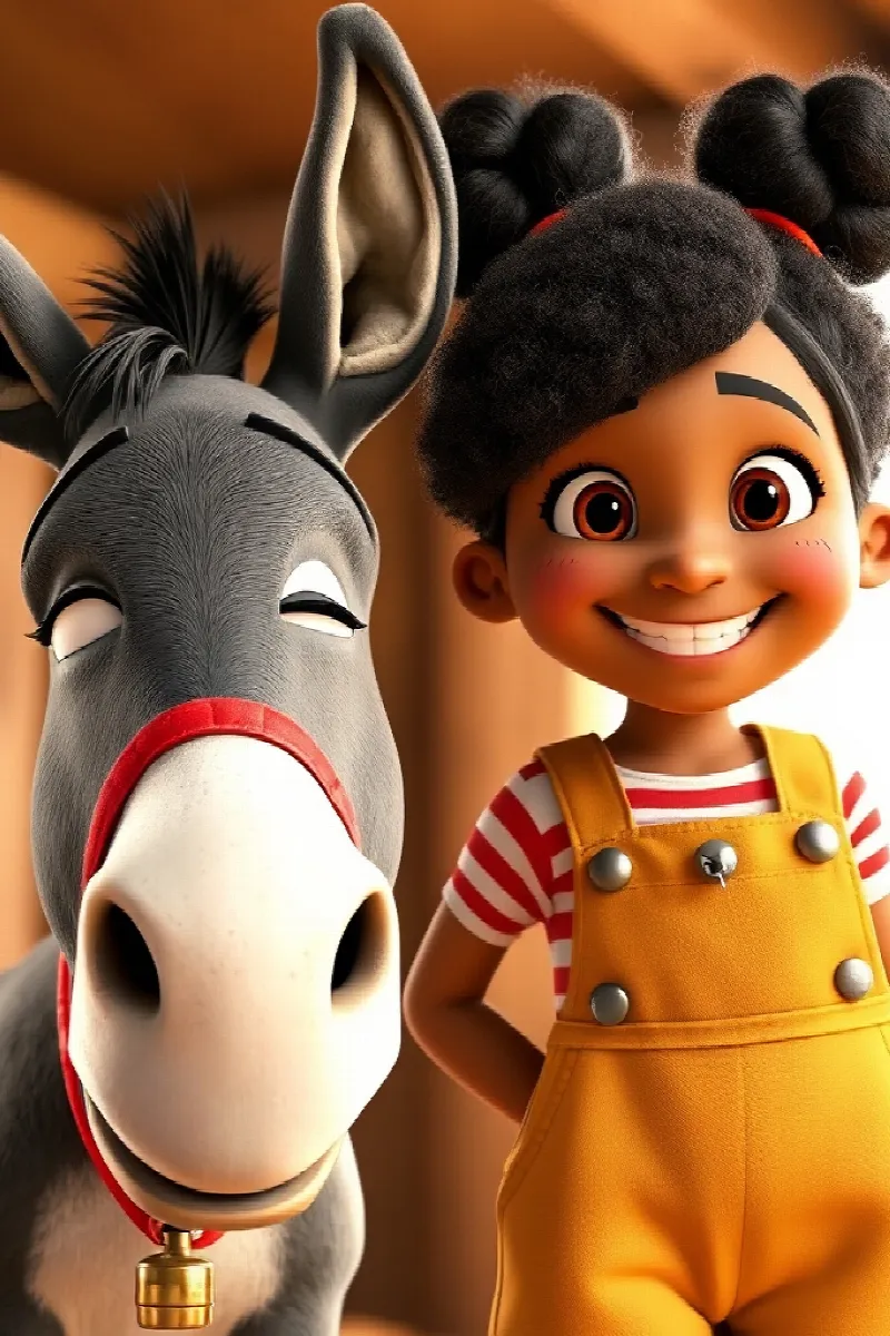 Picture 3 from the tale The Girl and the Singing Donkey