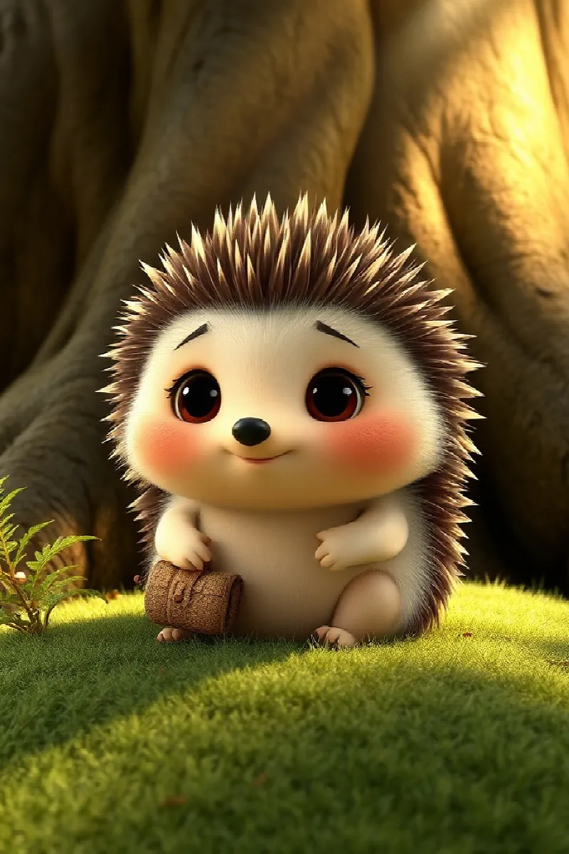 Picture 1 from the tale The Hedgehog's Birthday