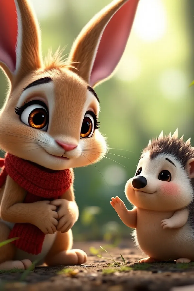 Picture 2 from the tale The Hedgehog's Birthday