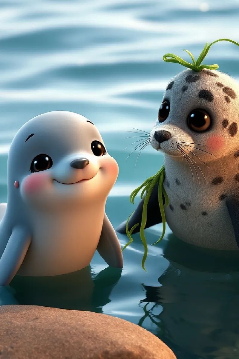 Picture 2 from the tale The Little Porpoise