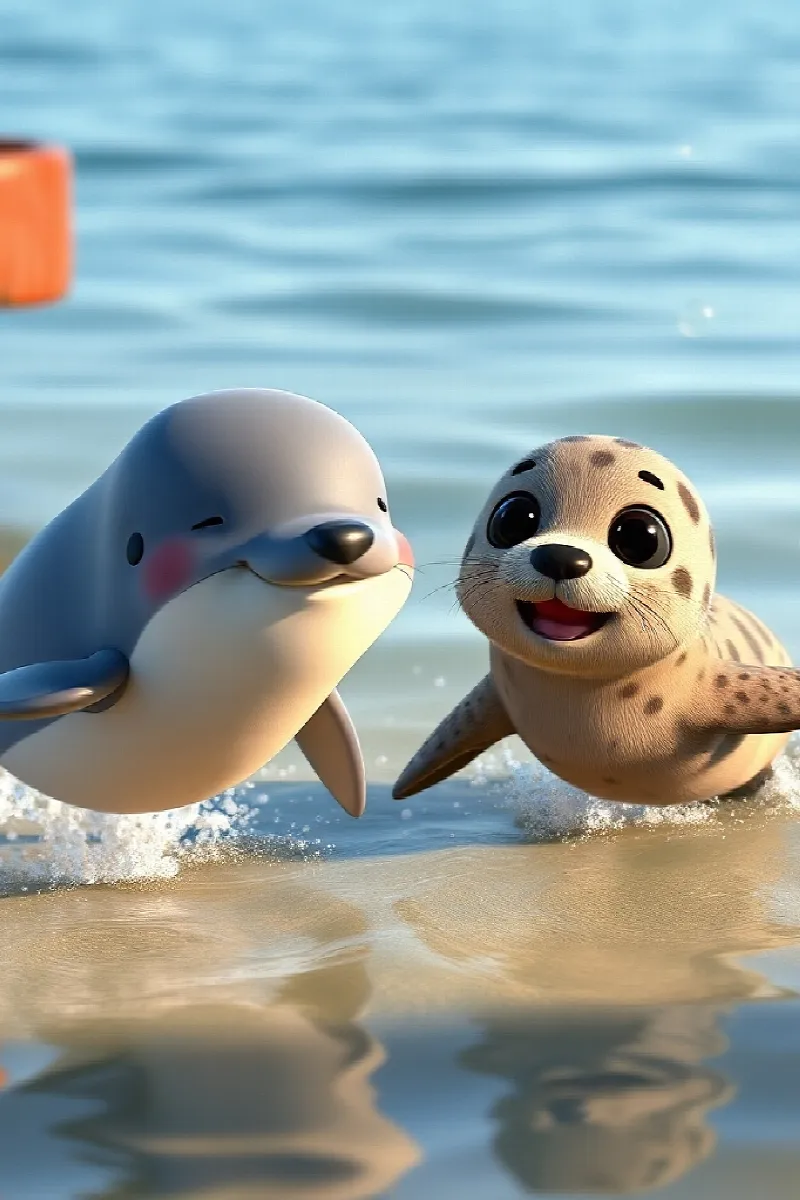 Picture 3 from the tale The Little Porpoise
