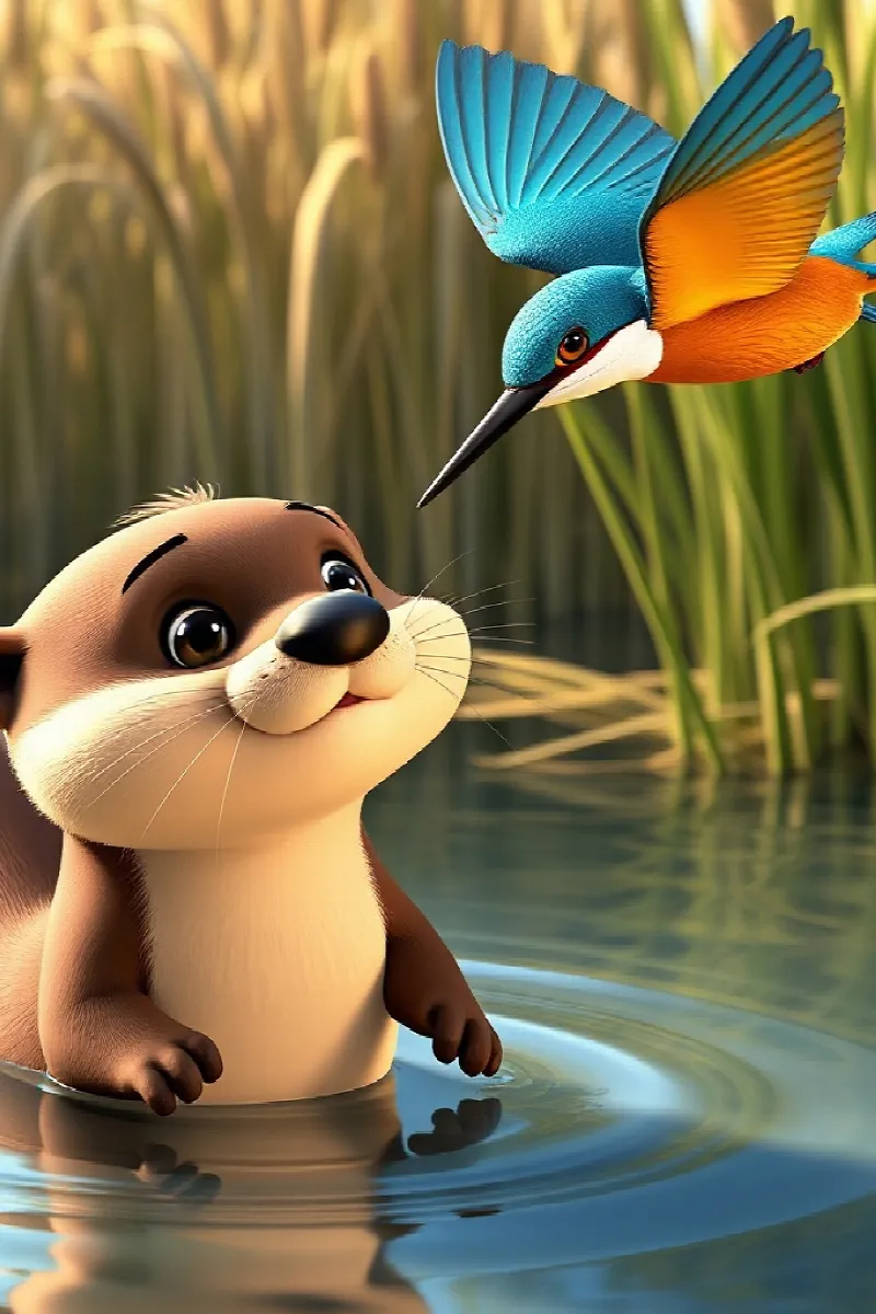 Picture 4 from the tale The Otter's Secret Map