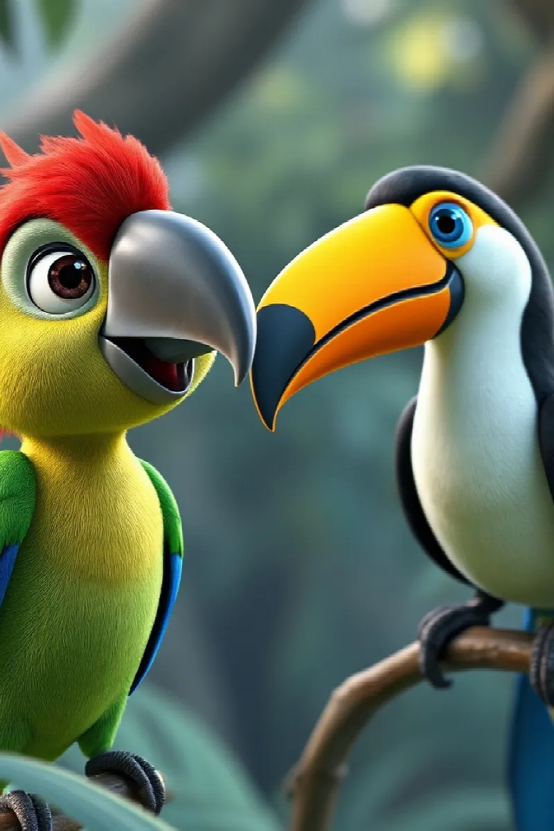 Picture 4 from the tale The Parrot's Golden Feather