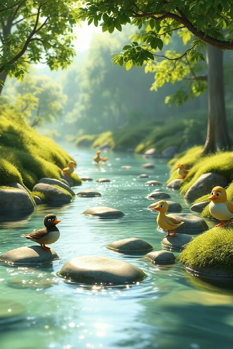 Picture 1 from the tale The Sleepy River