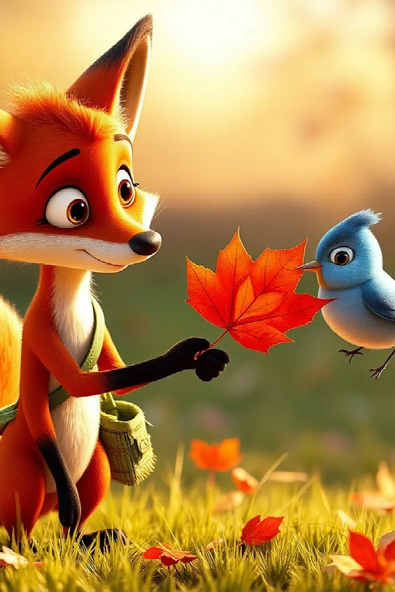 Picture 4 from the tale The Fox Who Collected Goodbyes