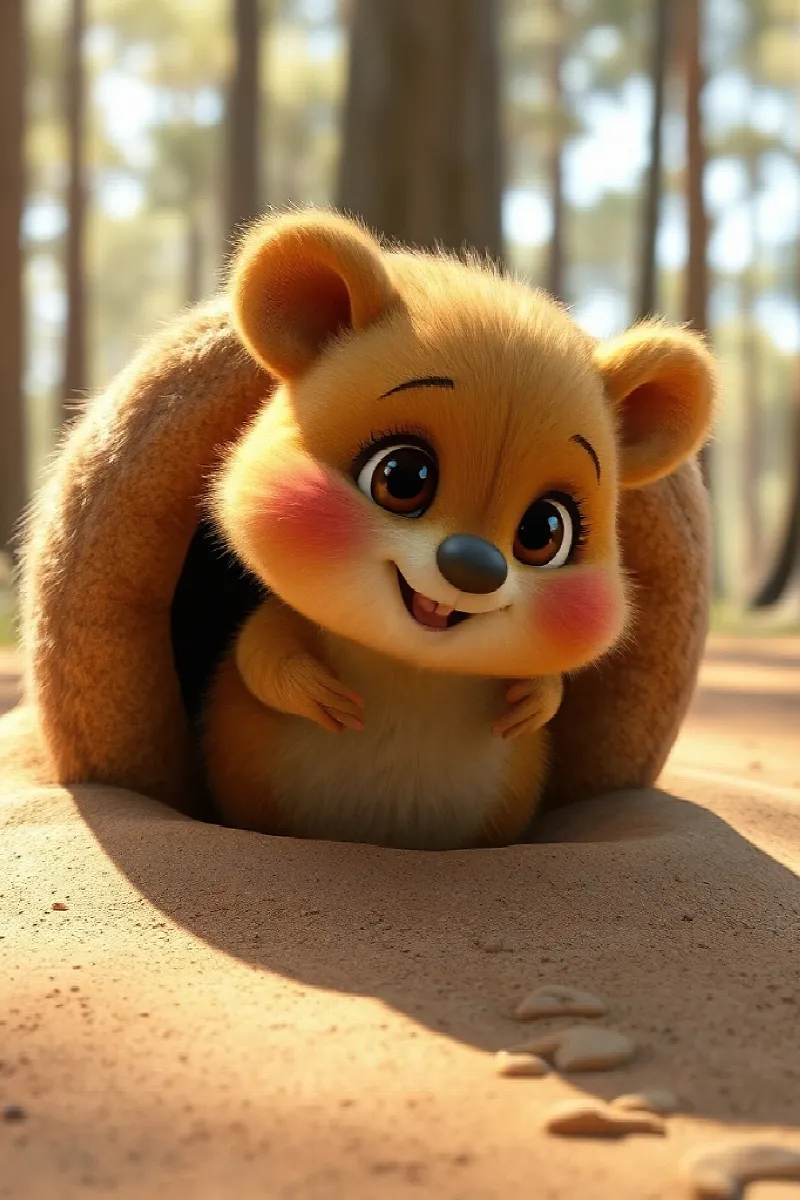 Picture 2 from the tale The Little Quokka's Friend