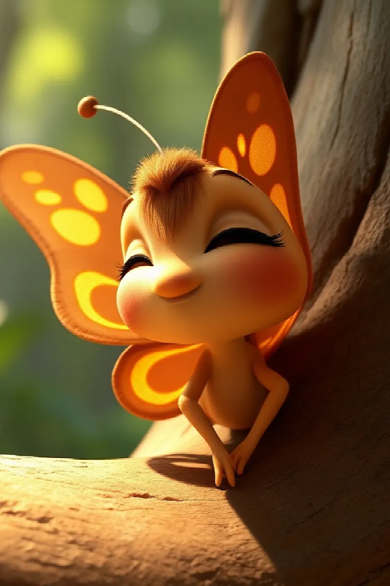 Picture 2 from the tale The Amber Butterfly