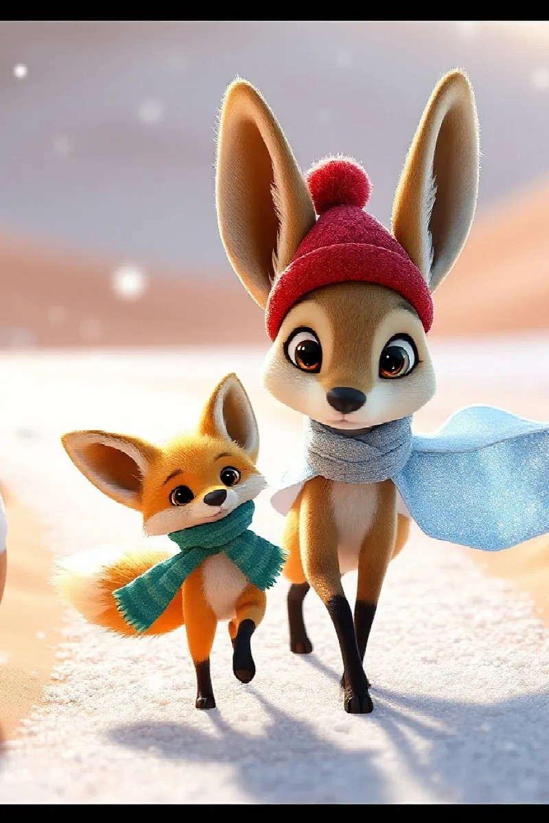 Picture 3 from the tale The Fox Who Loved Snow