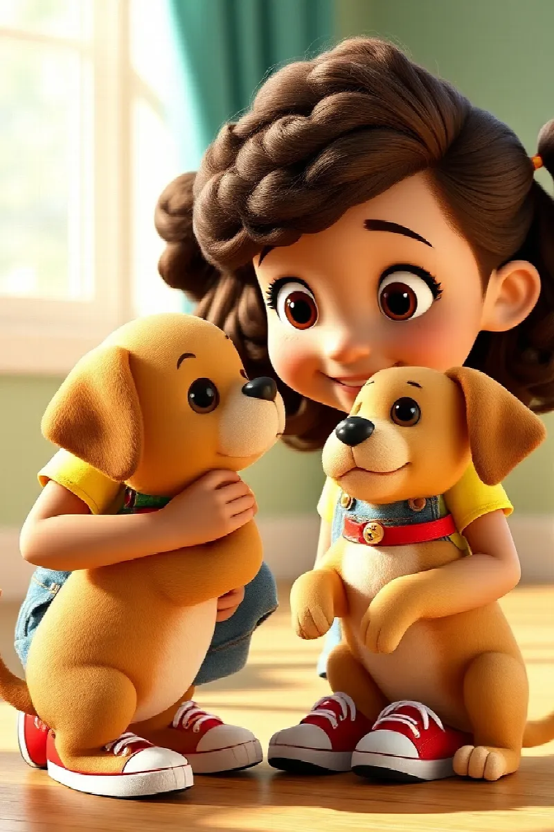 Picture 3 from the tale The Girl and the Puppy School