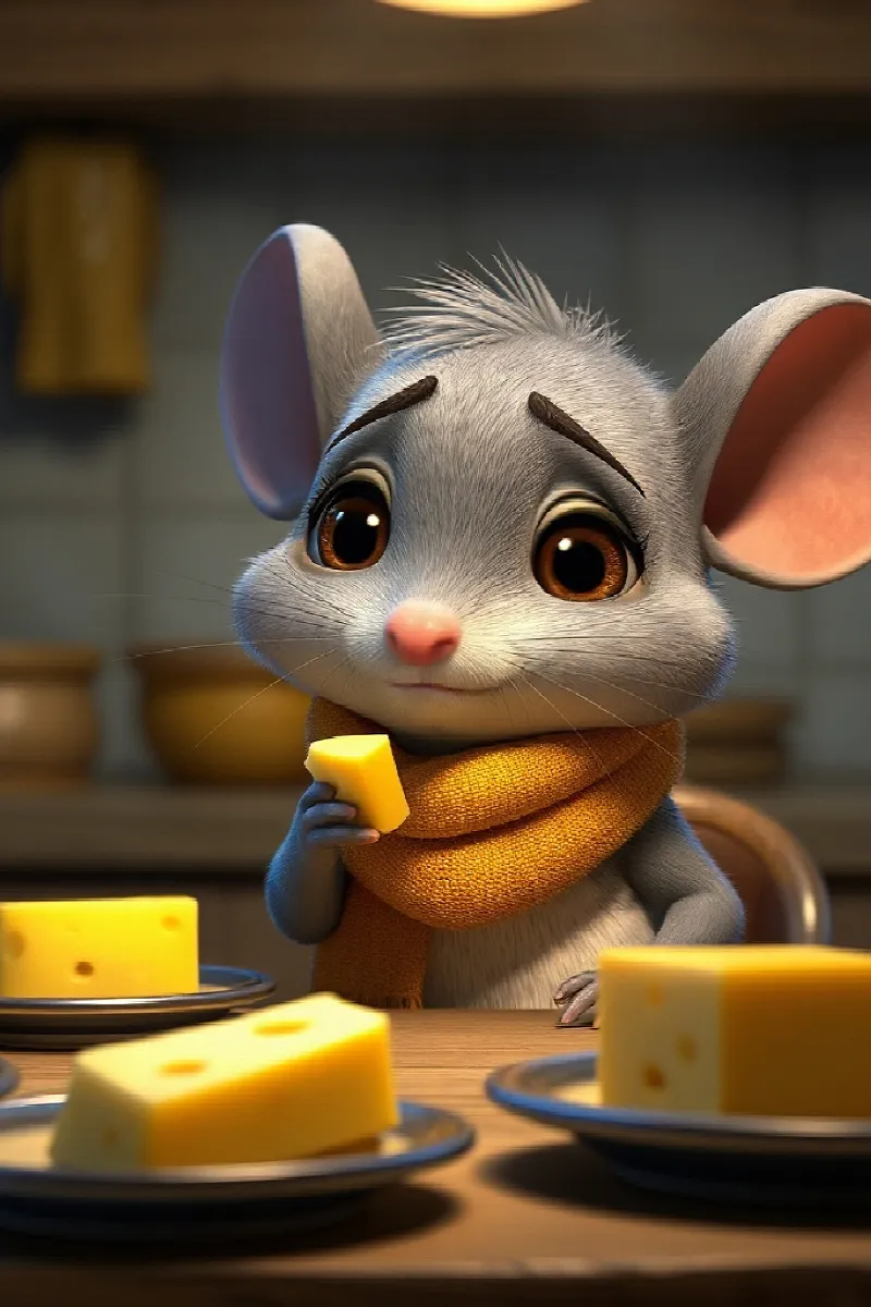 Picture 2 from the tale The Mouse Who Hated Cheese