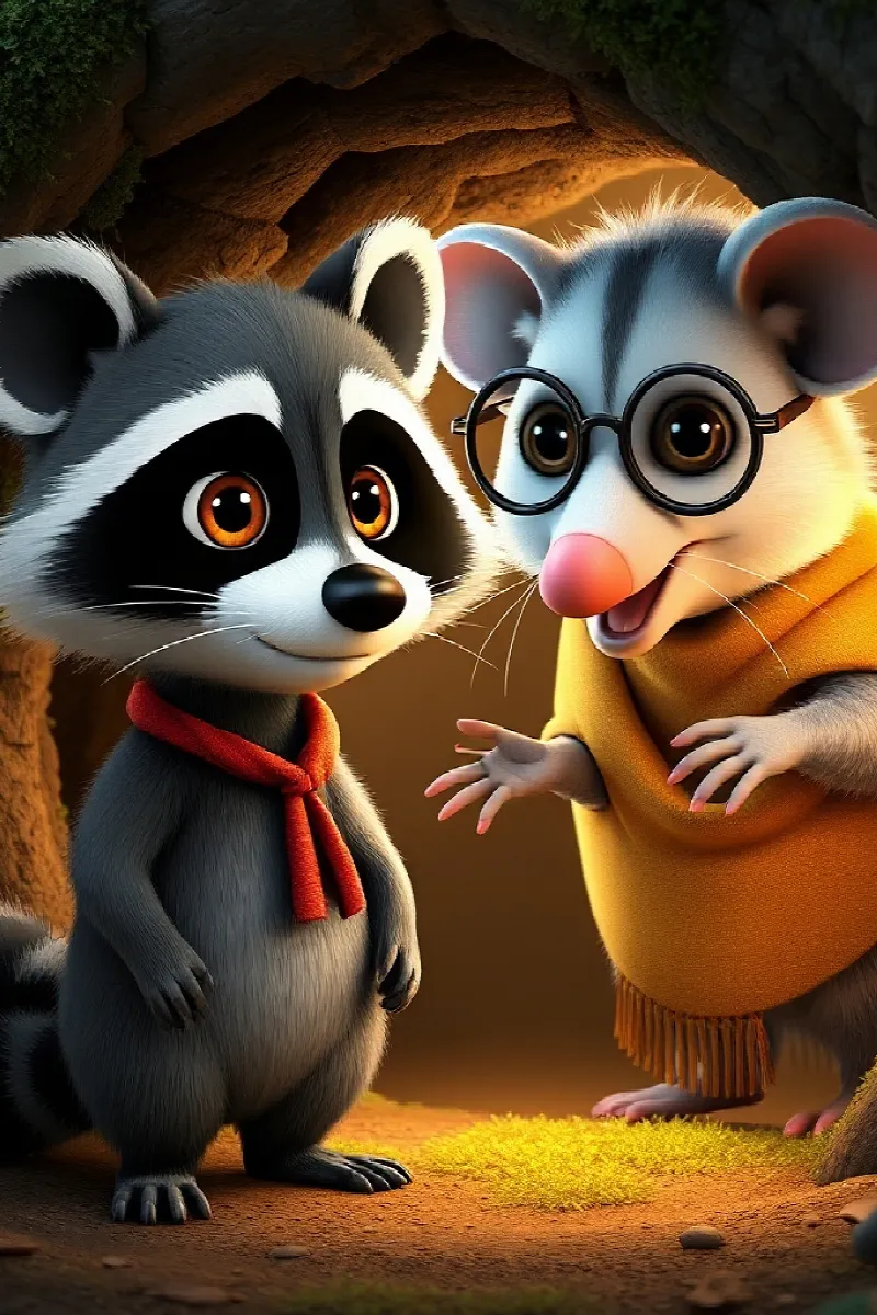 Picture 3 from the tale The Raccoon's Secret Drawer