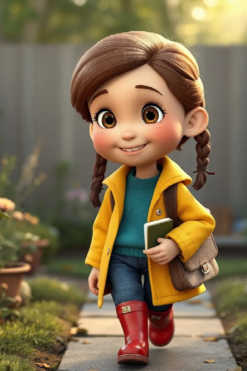 Picture 1 from the tale The Girl and the Hedgehog Family