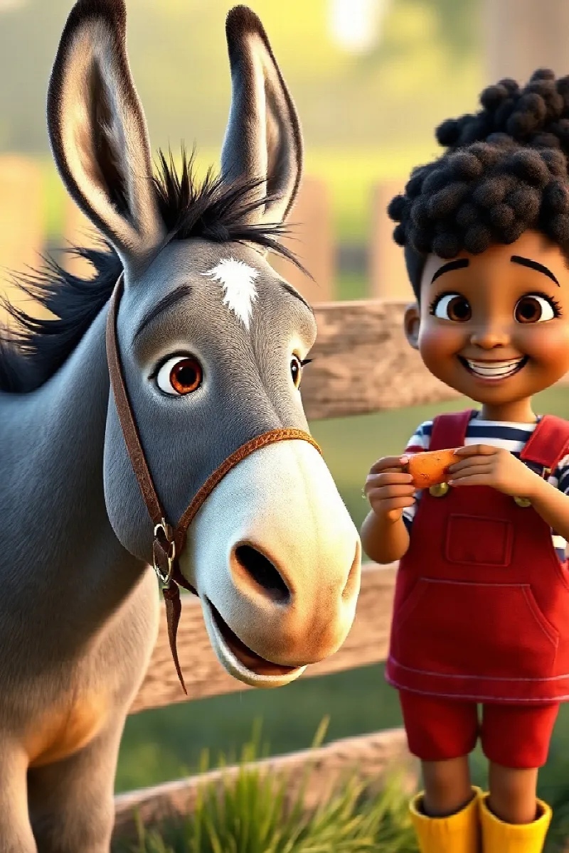 Picture 2 from the tale The Girl and the Midnight Donkey